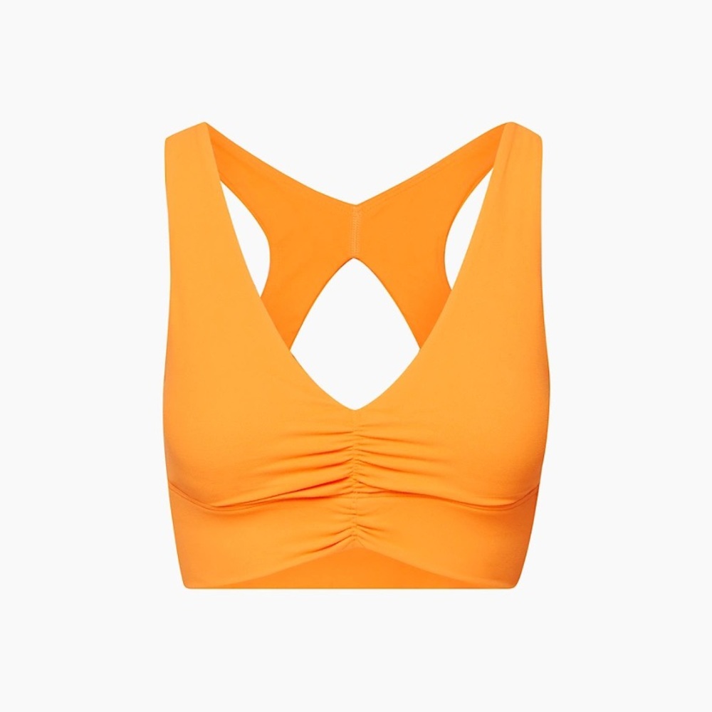 Tan Butter Volley Sports Bra